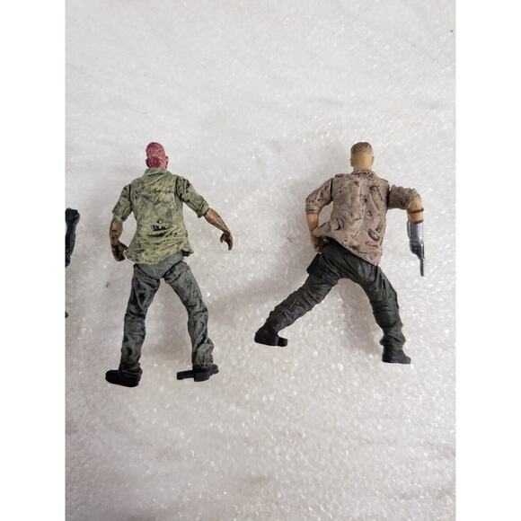 Lot 5 Walking Dead McFarlane Construction Building Set Rick Grimes Myrle Zombie - Picture 8 of 9